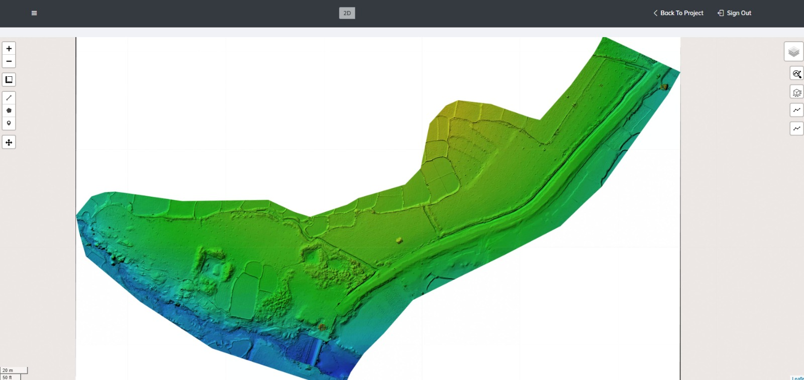 DSM vs DTM Visualization