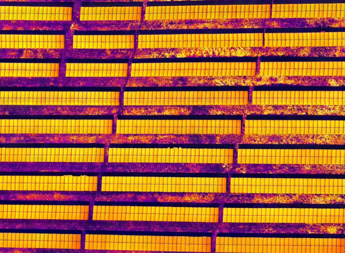 Thermal IR Inspection of Solar Panels